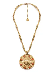 Колье Talisman Astro Sun Goossens, золотой