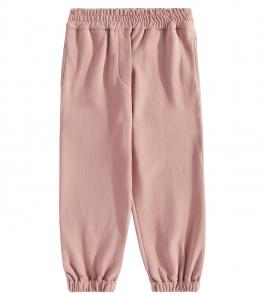 Хлопковые спортивные штаны Brunello Cucinelli Kids, Rose Powder