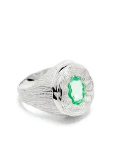 Кольцо Mirror с сапфиром Bleue Burnham, серебяный