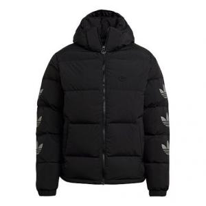Пуховик adidas originals Stay Warm Athleisure Casual Sports Down Jacket Black, черный