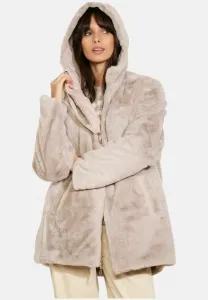 Двусторонняя зимняя куртка с капюшоном Lolaliza, Light Taupe