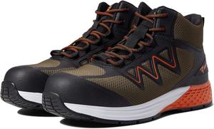 Мужские ботинки Bates Rush Mid Work с композитным носком для военных и тактических целей, шалфейный