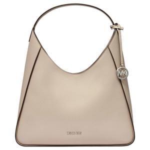 MICHAEL KORS Кожаная сумка через плечо большая женская светло-песочная