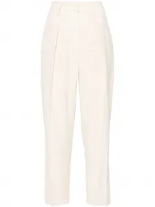 Брюки с декором Monili Brunello Cucinelli, светло-бежевый