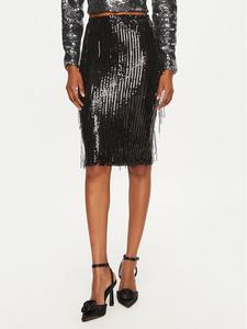 Юбка миди узкого кроя Rinascimento, черный