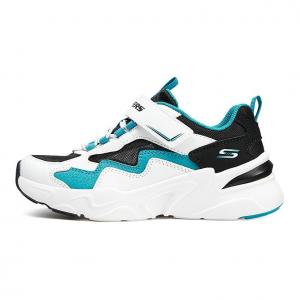 МАЛЬЧИКИ Дети" Повседневная обувь Дети Skechers Kids, белый/черный/синий