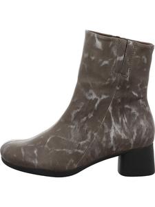 Кожаные ботильоны коричневого цвета Think!