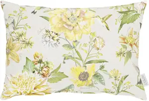 АПЕЛЬТ декоративная подушка "7305", (1 шт.), чехол на подушку с наполнителем, 1 шт APELT 35х50 см, зеленый/желтый/белый