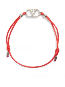 Браслет с логотипом VLogo Signature VALENTINO GARAVANI, красный