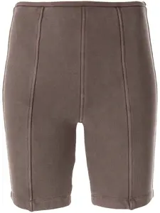 Облегающие шорты с завышенной талией Alexander Wang, коричневый