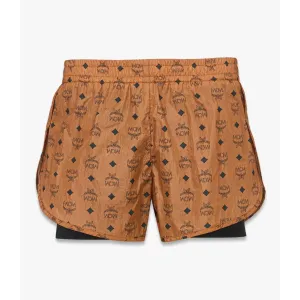 Шорты с монограммным принтом из материала Econyl Mcm