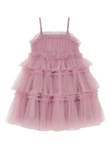 Ярусное платье WhoS That Girl с пайетками Tutu Du Monde, розовый