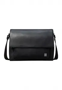 Сумка-Мессенджер через плечо с клапаном и эмблемой Calvin Klein, Black