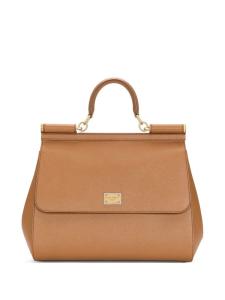 Сумка-шоппер Dolce & Gabbana Sicily, коричневый