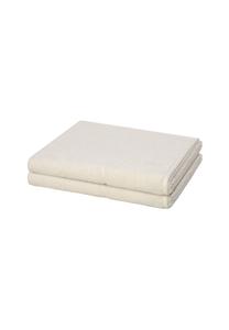 Набор махровых полотенец MöVe Pearl, 2 штуки, 140x67 см, слоновая кость