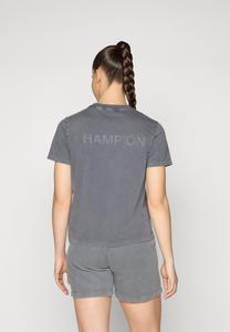 Футболка с принтом CREWNECK Champion, темно-серый