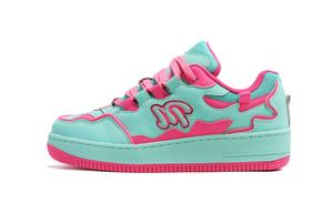 Антискользящие износостойкие низкие скейтерские кроссовки унисекс MR.PESIN, бело-фиолетовые