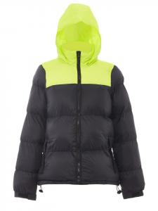 Пуховик Bococa, цвет schwarz saure limette