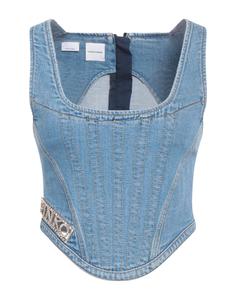 Топ Denim Pinko, синий
