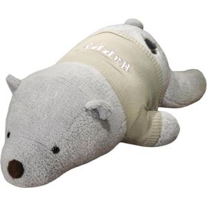 Плюшевая кукла свитер полярный медведь высота 90cm/110cm/130cm/160cm Bitter purchase, серый