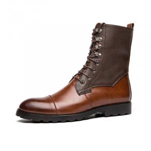 KYMOOU Мужские коричневые ботинки Crew Martin