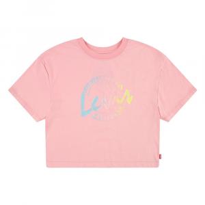 Футболка Levi´s Meet&Greet Script Short Sleeve Round Neck, розовый