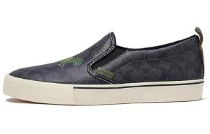 Кроссовки COACH Skateboard Shoes Men Low-Top Black