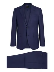 Шерстяной костюм Zegna, синий