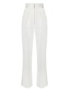 Плиссированные брюки-палаццо Elisabetta Franchi, нейтральный