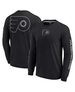 Мужская черная футболка с длинным рукавом Philadelphia Flyers Elements Strive Fanatics