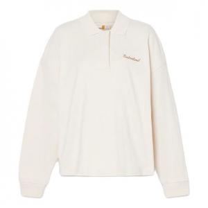 Поло (WMNS) Timberland Polo Sweatshirt 'White'