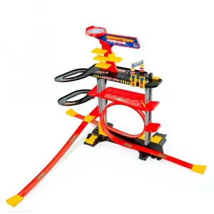 Четырехэтажная парковка Molto с кольцевым движением, красный