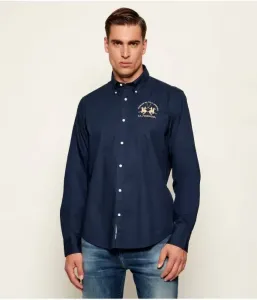 Рубашка regular fit La Martina, темно-синий