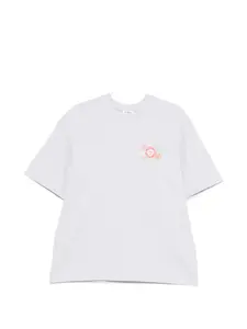 Футболка с принтом логотипа Casablanca, серый