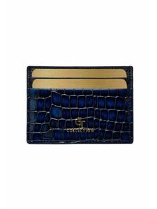 Кошелек GT COLLECTION Kreditkartenetui GT Crocodile Print, синий