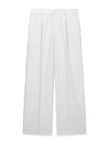 GUESS JEANS Широкие брюки со складками спереди в белом цвете