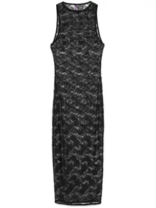 Платье миди из кружева Chantilly Maison Close, черный