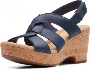 Женские пляжные сандалии Clarks Giselle, темно-синий