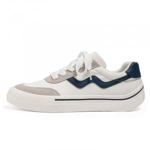 Низкие мужские кроссовки BOLE, White Gray Dark Blue