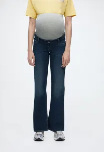 Расклешенные джинсы olmblush с задними карманами dnm. Only Maternity, Dark Blue Denim