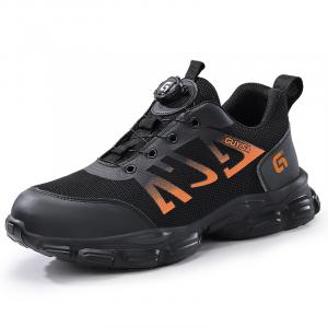 Blue Gull Shield Кроссовки Impact-Resistant Lightweight Slip-Resistant Low-Top Outdoor Shoes Unisex Black