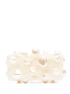 Клатч Orbs с жемчужным декором Cult Gaia, нейтральный