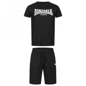 Футболка Lonsdale Moy & Short Set, черный
