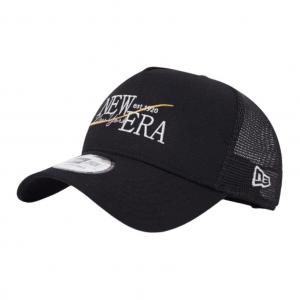 New Era Бейсболка из полиэстера унисекс черная, Black