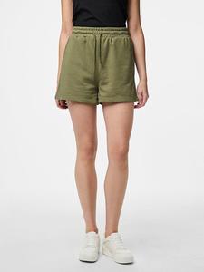 Тканевые шорты Pieces, оливковый