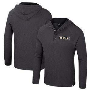 Мужская толстовка с капюшоном henley charcoal ucf knights dujour ralgan Colosseum