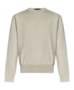 Серая толстовка с круглым вырезом и классической вышивкой в виде пони. Polo Ralph Lauren, серый