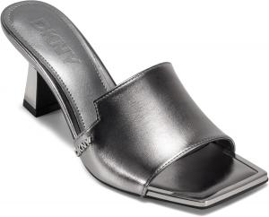 Женские сабо с квадратным носком на каблуке DKNY Kailyn, Nickel