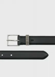 Ремень с тисненым полосатым узором "Тень"