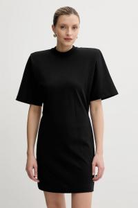 Хлопковое платье Pinko, черный